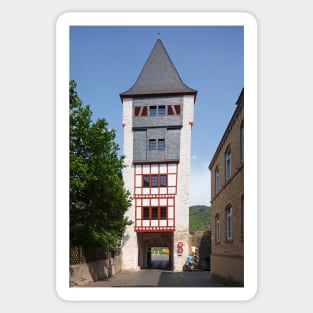 Old town, Bacharach, Middle Rhine, Rhine Sticker